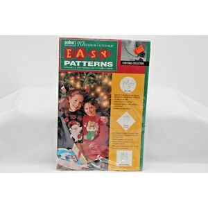 Easy Patterns Christmas Collection VTG Iron-On Patterns 90s Pellon Wonder-Under